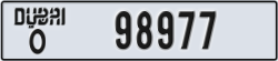 dubai - code - O - number -98977