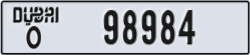 dubai - code - O - number -98984