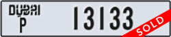 dubai - code - P - number -13054