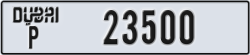 dubai - code - P - number -23421
