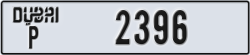 dubai - code - P - number -2396