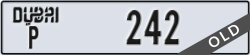 dubai - code - P - number -242