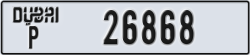 dubai - code - P - number -26789