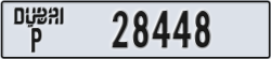 dubai - code - P - number -28448