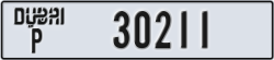 dubai - code - P - number -30211
