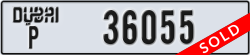 dubai - code - P - number -36055