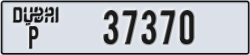 dubai - code - P - number -37370