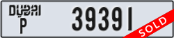 dubai - code - P - number -39391