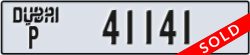 dubai - code - P - number -41141