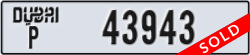 dubai - code - P - number -43943