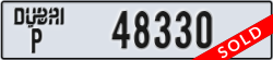 dubai - code - P - number -48330
