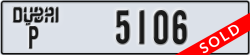 dubai - code - P - number -5106