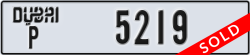 dubai - code - P - number -5219