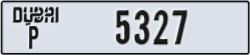 dubai - code - P - number -5327