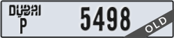 dubai - code - P - number -5498
