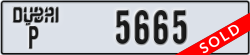dubai - code - P - number -5665