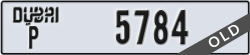 dubai - code - P - number -5784