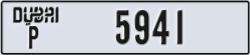 dubai - code - P - number -5941