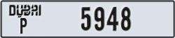 dubai - code - P - number -5948
