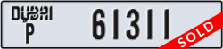 dubai - code - P - number -61311