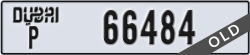 dubai - code - P - number -66484