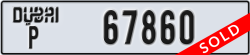 dubai - code - P - number -67860