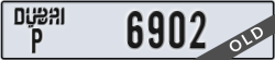 dubai - code - P - number -6902