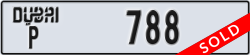 dubai - code - P - number -788