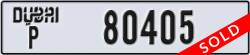 dubai - code - P - number -80405