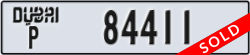 dubai - code - P - number -84411