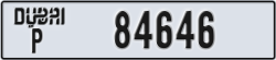 dubai - code - P - number -84567