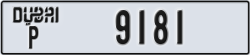 dubai - code - P - number -9102