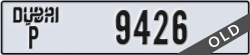 dubai - code - P - number -9426