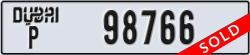 dubai - code - P - number -98766