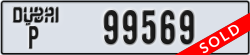 dubai - code - P - number -99569