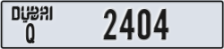 dubai - code - Q - number -2404