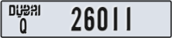 dubai - code - Q - number -26011
