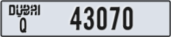 dubai - code - Q - number -43070