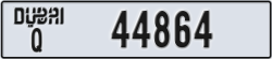 dubai - code - Q - number -44864