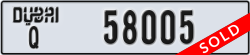 dubai - code - Q - number -58005