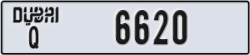 dubai - code - Q - number -6620