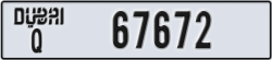 dubai - code - Q - number -67672