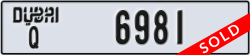 dubai - code - Q - number -6981