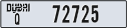 dubai - code - Q - number -72725
