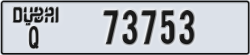 dubai - code - Q - number -73753