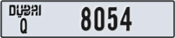 dubai - code - Q - number -8054