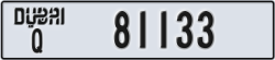 dubai - code - Q - number -81133
