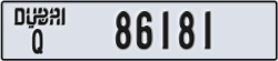 dubai - code - Q - number -86181
