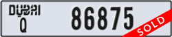dubai - code - Q - number -86875
