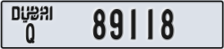 dubai - code - Q - number -89118